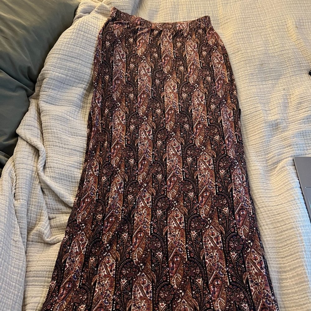 American Eagle Boho/Floral Maxi Skirt- Size S